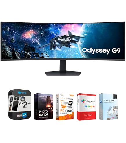 Amazon.com: Samsung Odyssey G9 49-inch Curved 1440P Dual QHD 240Hz